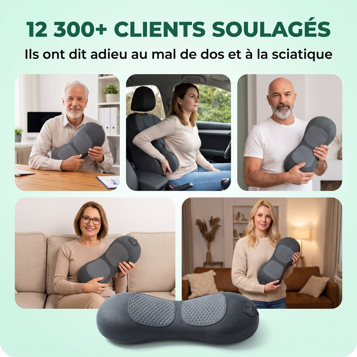 12 300+ clients soulagés avec LomboCalm